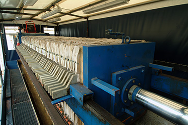 Mobiele filterpers Renewi